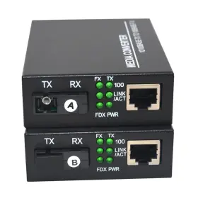 Primeda 710667477618 10/100mbps Ethernet Media Converters Bi-directional Single-mode Sc Fiber - A