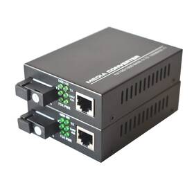 Primeda 710667477625 Gigabit Ethernet Fiber Media Converters A Pair Of 10/100/1000m Rj45 To 1000m