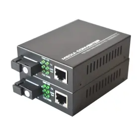 Primeda 710667477625 Gigabit Ethernet Fiber Media Converters A Pair Of 10/100/1000m Rj45 To 1000m