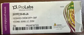 Sfppc59-80-ja Prolabs Sfplx31-10-cj 10gbase-cwdm Sfp Smf 80km Optical Transceiver