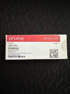 Proline 10051-pro Extreme Networks Compatible Brand Model 1gb Sfp Mmf 850nm