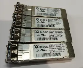 Afbr-57d9amz-ql Q-logic Lot Of 4 Qlogic 8g Fc 850nm Sfp Transceiver