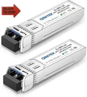 Qiniyek 744110862034 2pack 10gbase-lr Sfp Transceiver 10g Singlemode Duplex Lc Module Compati