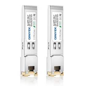 Rj-45 Qiniyek 767392973083 2pack 10g/5g/2.5g/1.25g Sfp Transceiver 10gb Copper To Ethernet