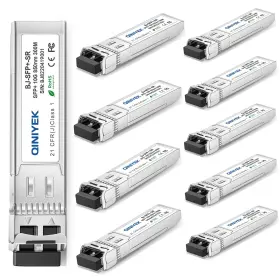 Qiniyek 771077536234 10pack 10gbase-sr Sfp Transceiver 10g Sr Multi-mode Lc Module 85