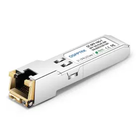 10gbe Qsfptek 767912359212 Sfp To Rj45 Copper Module 10gbase-t Transceiver Mini Gbic Compat