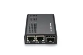 Qt-400a-m-2rj45 Qsfptek Mini Unmanaged 2x 10/100/1000base-t Rj45 To 1000base-x Sfp Gigabit Ethernet