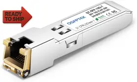 Qt-sfp-10g-t-de Qsfptek 10gbase-t Sfp To Rj45 Module 10gb Copper Rj-45 Mini Gbic Ethernet Net