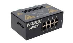 Red Lion 508tx-a N-tron Industrial 8-port 10/100 Ethernet Switch 10-30v 0.5amp
