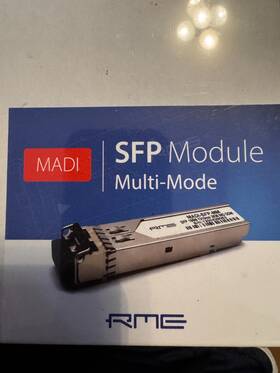 Rme 1001059 Sfp Module Multi Mode Optical Madi Transceiver 64ch Lc New