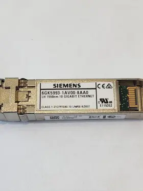 6gk5993-1av00-8aa0 Siemens Sfp993-1lh Genuine 10gbase-er Sfp 1550nm 40km Sm Lc Scalance X