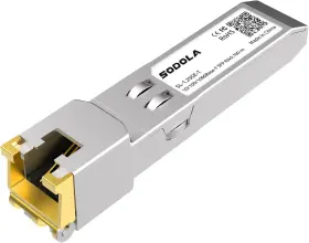 Sl-1.25ge-t Sodola 1.25g Sfp-t 10/100/1000base-t Copper Sfp To Rj45 1.25gbase-t