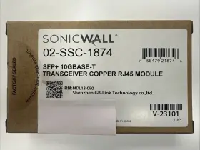 02-ssc-1874 Sonicwall 02ssc1874 Sfp 10gbase-t Transceiver Copper Rj45 Module
