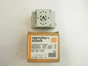 Le7-25-1753 Sprecher & Schuh And Nib Motor Disconnect Switch