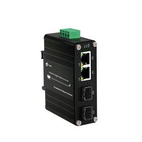 Starroute 2rj45 2sfp Mini Industrial Gigabit Media Converter - Din Rail Mount Hardened 10/100/1000