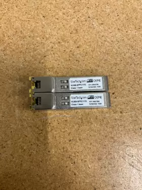 Startech.com Hubs-sfpc1110 Lot Of 2 1000 Base 100m Transceiver Modules