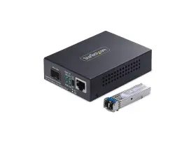 Mcm1110smlc40 Startech.com Gigabit Singlemode Sm Lc Fiber Media Converter 10/100/1000 Mbps