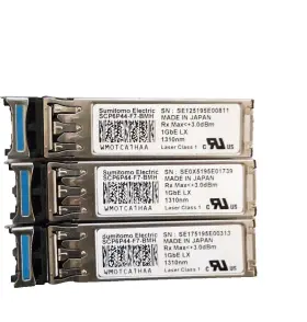 Scp6p44-f7-bmh Sumitomo Lot Of 3 Transceiver 1000base-lx