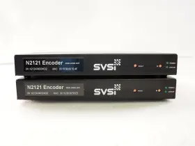 N2121 Svsi Lot Of 2 Encoder Amx Volante Av Over Ip No Ac Adapter