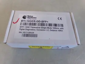 Bti-10ger-dd-sfp Telco Systems Teelco Transceiver Sm 1550nm New Sealed