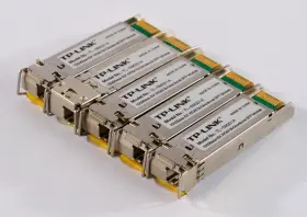 Tl-sm321a Tp-link Lot Of 5 1000base-bx 20km Bi-directional Gigabit Sfp Module