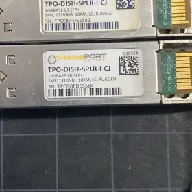 Sfp-oc48-ir1 Transport Optics Qty 21 Tpo-dish-splr-i-cj - 10gbase-lr Sfp