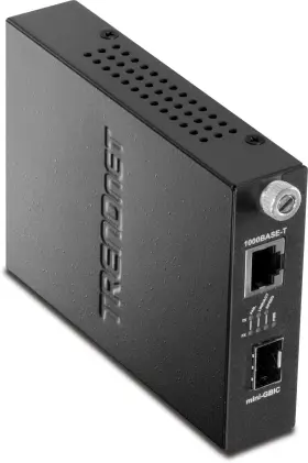 Trendnet 806293535713 100/1000base-t To Sfp Fibre Media Converter Ethernet Rj-