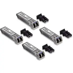 Teg-mgbs10-4 Trendnet Sfp Single-mode Lc Module 4-pack Teg-mgbs10/4 For Single Mode Fiber
