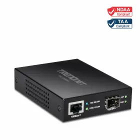 Tfc-10gsfp Trendnet 10gbase-t To Sfp Fiber Media Converter Tfc10gsfp