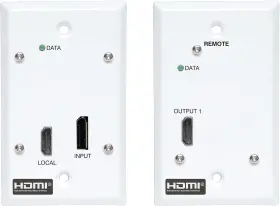 B127a-1a1-fdfh Tripp Lite Displayport To Hdmi Cat6 Extender Kit Wall Plate 4k 60hz 230ft