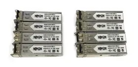N286-01gsx-mdlc Tripp Lite Lot Of 8 1.25gb 850nm Mmf Sfp Transceiver Modules