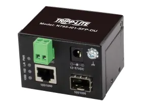 N785-i01-sfp-du Tripp Lite Unmanaged Industrial Gigabit Fiber To Ethernet Media