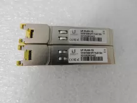 Uf-rj45-1g Ubiquiti Networks 2x Transceiver Oem 10/100/1000m Sfp-t Rj45 100m - Used