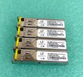 Uf-sm-1g-s Ubiquiti Networks Lot Of 4 Fibermodule Single-mode Sfp Fiber Module 1g Bidi Lc