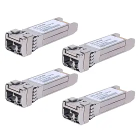 Vfltool 738729288538 4pack 10gbase-sr Sfp Transceiver Multi-mode Lc Module 10g 850nm Mmf Up