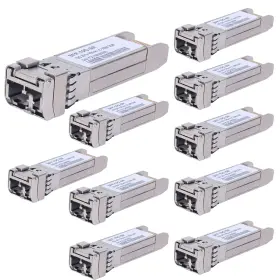 Vfltool 768432208288 10pack 10gbase-sr Sfp Transceiver Multi-mode Lc Module 10g 850nm Mmf U