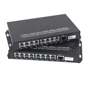 Wekuant 728872541871 Pots Telephones And Ethernet Over Fiber Optic Extenders Universal Singlemode