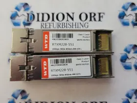 Rtxm228-551 Wtd Set Of 2 Sfp Module Grade A Sku 15794