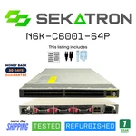 Cisco N6K-C6001-64P 48 10GBE Sfp+ 40GB Qsfp Dual Psu Fastship Very. Price: $79.99.