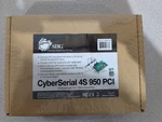 Siig JJ-P49012-S7 Cyberserial 4S 950 4-PORT Pci Card Open. Price: $12.00.