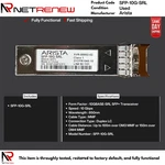 SFP-10G-SRL Arista XVR-00002-02 10GB 850NM Sfp+ Transceiver Used. Price: $5.45.