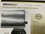 Signamax 065-1120 10/100BASET/TX To 100BASEFX Media Conv., Sgl.mode 75 Km Span New. Price: $159.00.