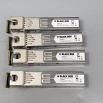 Lot Of Black Box LFP417 Sfp RJ45 Transceiver Modules 1000MBPS Gigabit Used. Price: $160.00.