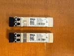 Pair Of Dell Gbps Sfp+ Transceiver Module 10GBASE-SR, 10GBASE-SW WTRD1 Open. Price: $30.00.