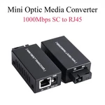 1PAIR Fiber Media Converter Gigabit 100/1000MBPS 20KM Sc To RJ45 Port New. Price: $25.59.