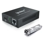 Ipolex Gigabit Multi-mode Lc Fiber To Ethernet Media Converter With Sfp Sx Modul New. Price: $31.47.