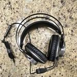 Geeknet Wired Gaming Headset Boom Mic Black/silver Headband GS101V2 Open. Price: $15.99.
