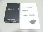 New Perle S-110P-SFP-XT 10/100 Fast Ethernet Fiber Media Rate Converter W/ Poe. Price: $169.99.