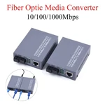 Pair Gigabit Fiber Optical Ethernet Media Converter Single Mode Sc Up To 20KM New. Price: $24.19.