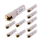 10PCS 1000BASE-T Gigabit Sfp To RJ45 Copper Ethernet Modular Transceiver For ... New. Price: $165.55.